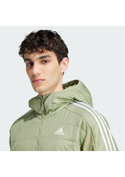 Adidas Sportswear IX8895 Essentials 3-Stripes Insulated Hooded Hybrid Jacket