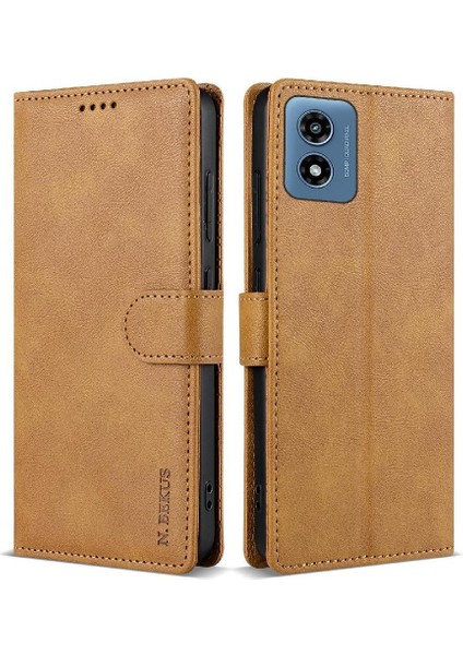 Motorola Moto G24 Çift Katmanlı Koruma Için Flip Case Yan Cep Anti (Yurt Dışından)