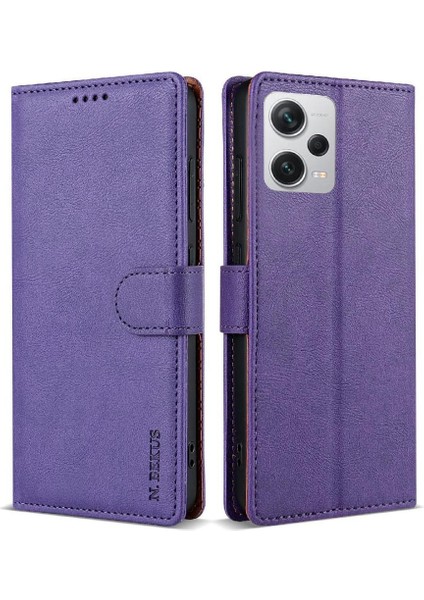 Xiaomi Redmi Not 12 Pro Artı Kart Yuvaları Manyetik Kapatma Için Flip Case (Yurt Dışından)