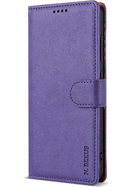 Oppo RENO11 F Manyetik Kapatma Kart Yuvaları Için Flip Case Çift Katmanlı Anti (Yurt Dışından)