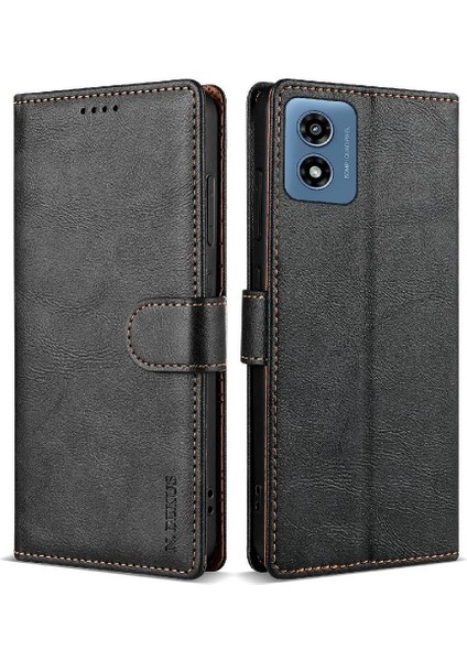 Motorola Moto G24 Çift Katmanlı Koruma Için Flip Case Yan Cep Anti (Yurt Dışından)