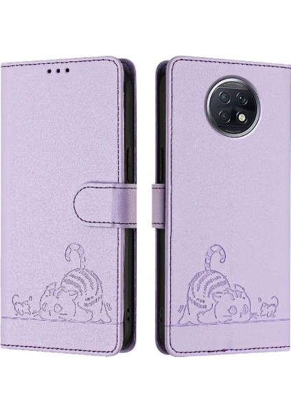 Xiaomi Redmi Not 9t Kart Yuvası Tutucu Için Kickstand Kedi Rfıd Cüzdan (Yurt Dışından)