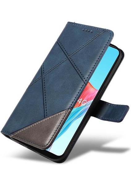 Elmas Dikiş ve Kart Yuvası Deri ile Oppo A78 4g Için Flip Case (Yurt Dışından) fiyatları