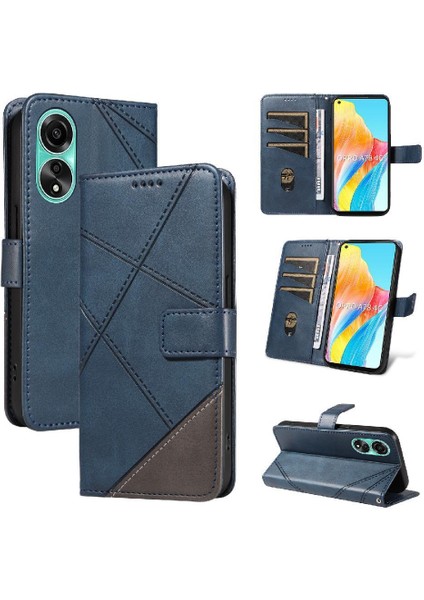 Elmas Dikiş ve Kart Yuvası Deri ile Oppo A78 4g Için Flip Case (Yurt Dışından) indirimleri