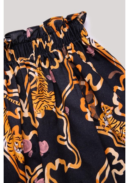 Bg Store Kız Çocuk Desenli Etek