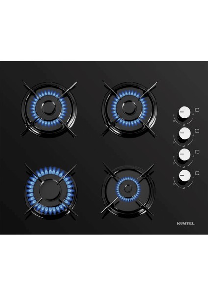 Turbo Kristal Siyah Cam Ankastre Set (DA6-830 Davlumbaz + Ko-40 Tahdf Ocak + B66-SF2 Fırın)