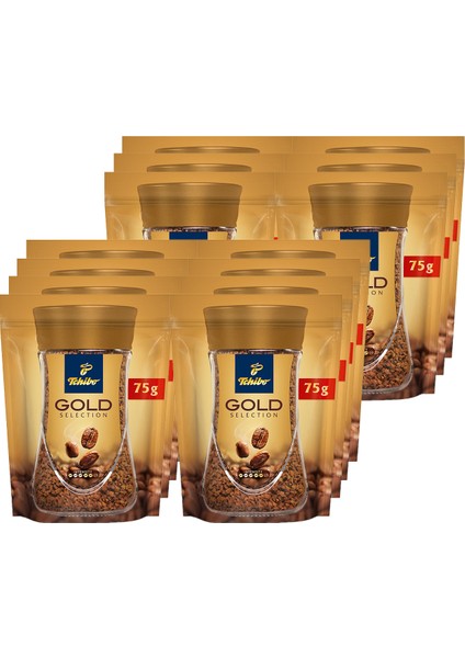 Gold Selection Çözünebilir Kahve Eko Paket 14 x 75 G