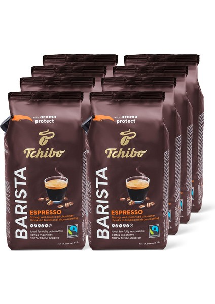 Barista Espresso Çekirdek 8 x 1000 gr