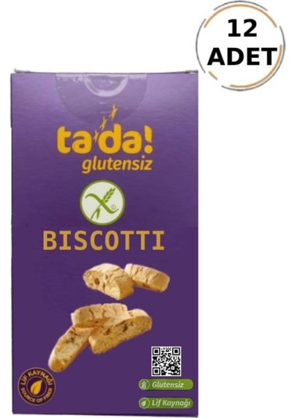 Glutensiz Free Biscotti 110 gr (12 Adet)