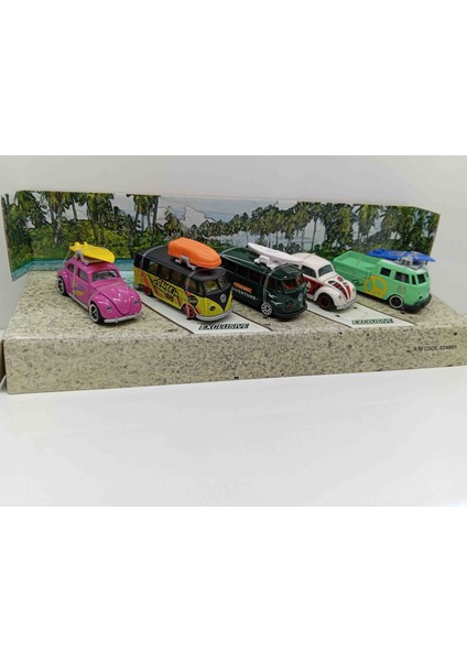 Volkswagen 5 Li Set 1:64 Metal Arabalar