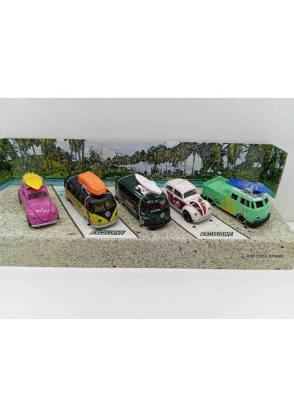 Volkswagen 5 Li Set 1:64 Metal Arabalar fırsatları