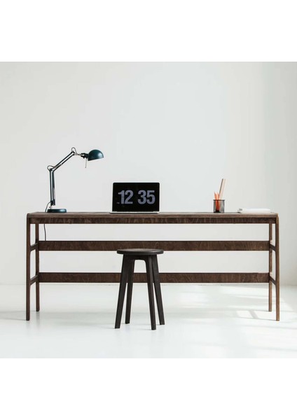 Rustico Ahşap Çalışma Masası 180X50 Ceviz Renk CPT4630-180