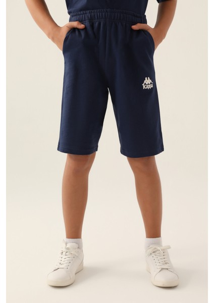 With Emblem Koyu Indigo Erkek Çocuk Eşofman Altı