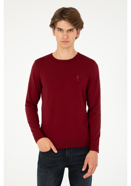 Erkek Bordo Kazak /Triko 50288888-VR014