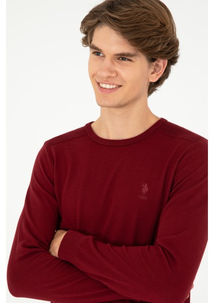 Erkek Bordo Kazak /Triko 50288888-VR014 fiyatları