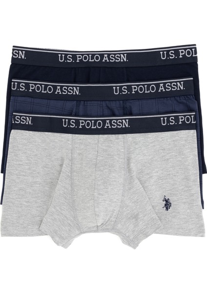 U.S. Polo Assn. Erkek Gri Melanj İç Giyim Alt 50301666-VR086