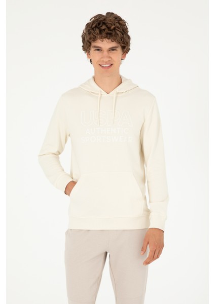 U.S. Polo Assn.  Erkek Krem Sweatshirt 50293439-VR071