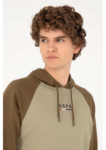 Erkek Açık Haki Sweatshirt 50293358-VR183 fiyatları