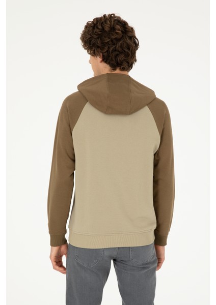 Erkek Açık Haki Sweatshirt 50293358-VR183 indirimleri