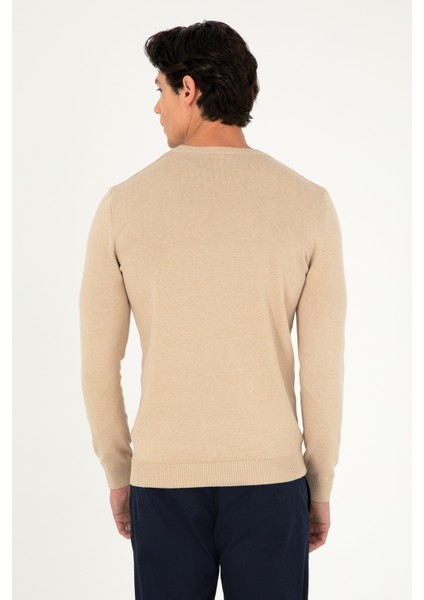 Erkek Kum Melanj Kazak /Triko 50294273-VR123 indirimleri