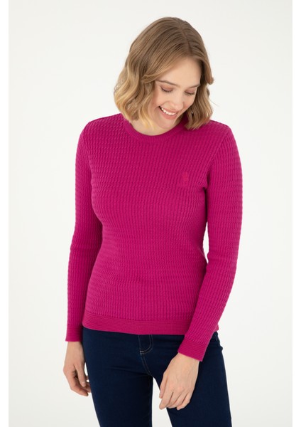 Kadın Fuşya Kazak /Triko 50288979-VR023 modelleri