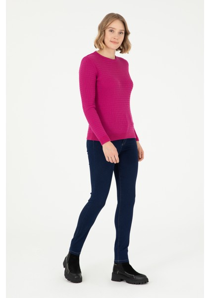 Kadın Fuşya Kazak /Triko 50288979-VR023 fırsatları