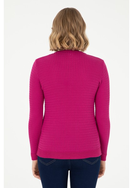 Kadın Fuşya Kazak /Triko 50288979-VR023 indirimleri