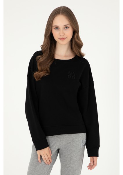 Kadın Siyah Sweatshirt 50296919-VR046