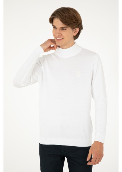 Erkek Beyaz Kazak /Triko 50288887-VR013