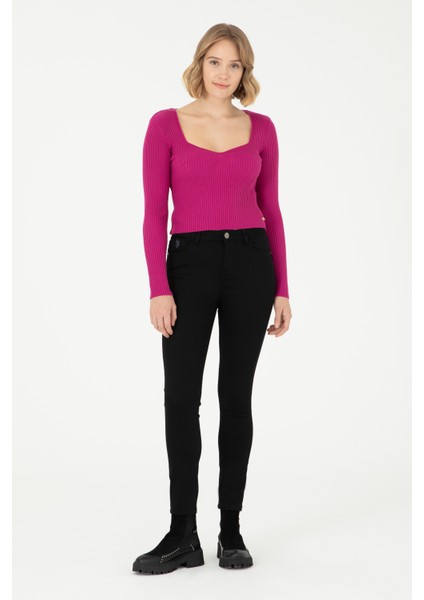 Kadın Fuşya Kazak /Triko 50293163-VR023 fırsatları