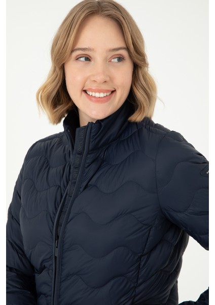 Kadın Lacivert Mont 50289553-VR033 fiyatları