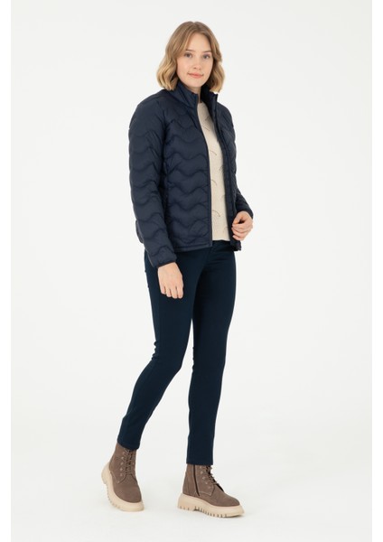 Kadın Lacivert Mont 50289553-VR033 fırsatları