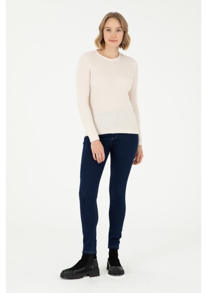 Kadın Krem Kazak /Triko 50288979-VR071 fırsatları