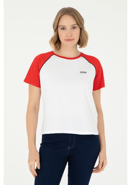 U.S. Polo Assn. 50294759-VR030 Kadın Kırmızı T-Shirt