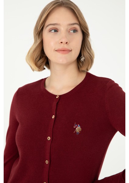 Kadın Bordo Hırka (Triko) 50288991-VR014 fiyatları