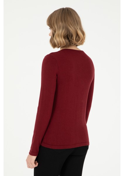 Kadın Bordo Hırka (Triko) 50288991-VR014 indirimleri