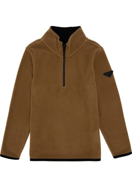 U.S. Polo Assn.  Erkek Çocuk Haki Sweatshirt 50298060-VR027