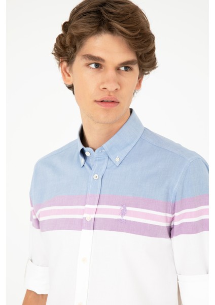 Erkek Koyu Mavi Gömlek Desenli 50283802-VR032 fiyatları