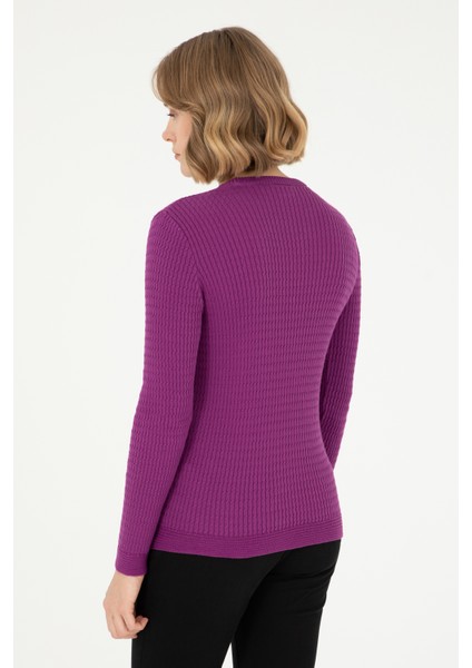 Kadın Mor Kazak /Triko 50288979-VR203 indirimleri