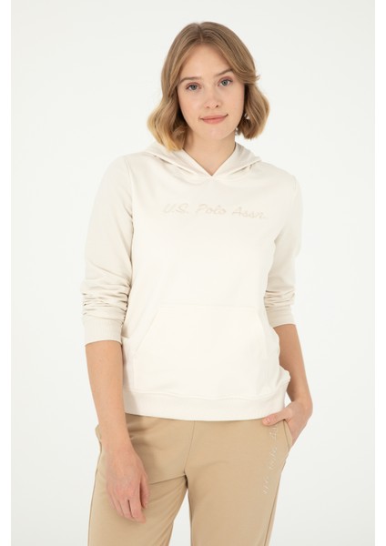 Kadın Krem Sweatshirt 50296947-VR071