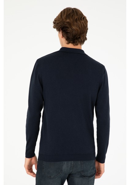 Erkek Lacivert Kazak /Triko 50292434-VR033 indirimleri