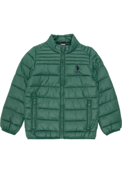 U.S. Polo Assn. Erkek Çocuk Koyu Yeşil Mont 50292884-VR079