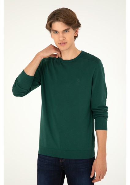 Erkek Yeşil Kazak /Triko 50288888-VR054