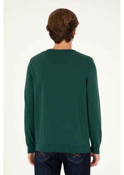 Erkek Yeşil Kazak /Triko 50288888-VR054 indirimleri