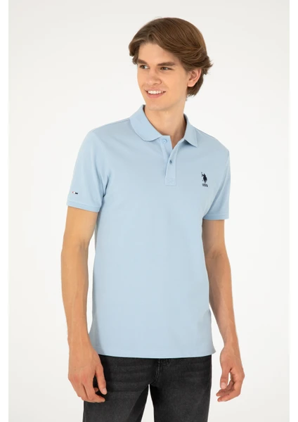 U.S. Polo Assn. Erkek Açık Mavi Tişört Basic 50279613-VR003