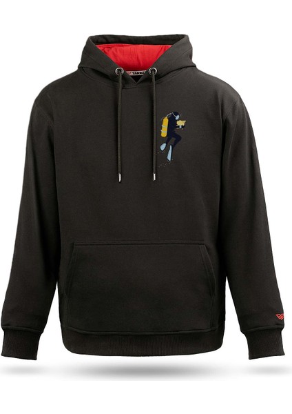 Balık Adam Tasarım Sweathirt Hoodie