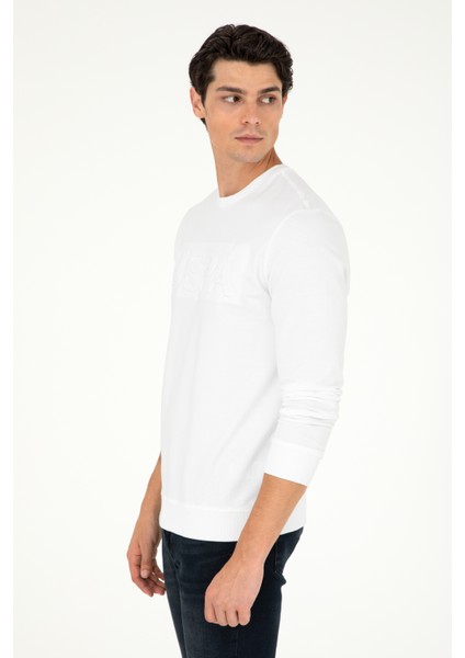 Erkek Beyaz Sweatshirt 50289058-VR013