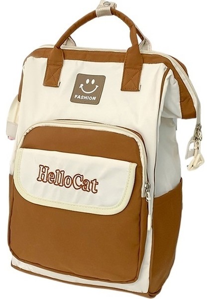 Sırt Çantası Kadın Ins Moda Kişilik Kontrast Renk Öğrenci Okul Çantası Rahat Kampüs Sırt Çantası (Yurt Dışından) fırsatları