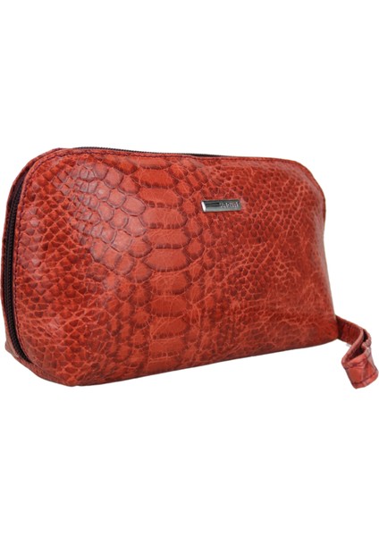 Hakiki Deri Bilek El Askılı Kadın Makyaj Kozmetik Çanta 2020 fırsatları