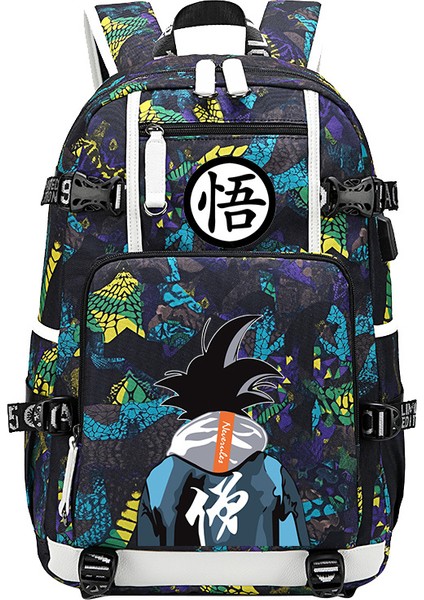 Dragon Ball Goku Okul Çantası Öğrenci Sırt Çantası (Yurt Dışından)